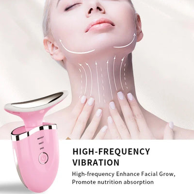 Portable Neck Face Beauty Device Multi-functional Skin Beauty Care Lifting Massage Skin Tightening Device Face Massager