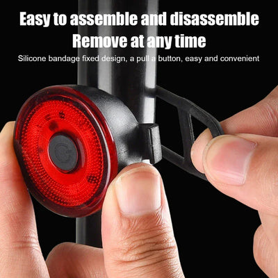 Bicycle Tail Lamp Headlight 400 Lumens Waterproof LED Warning Light Mountain Bike Luminous Night Riding Equipment Bike Lights