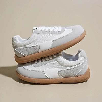 Women's Shoes Fashion Trend College Style Wide Toe Soft Comfortable Flat Casual Shoes Outdoor Casual Sports Shoes Women Sneaker