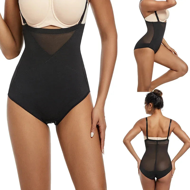 Light Shapewear Bodysuit Body Shaper Women Belly Sheath Waist Trainer Reductive Slimming Underwear Thin Breathable