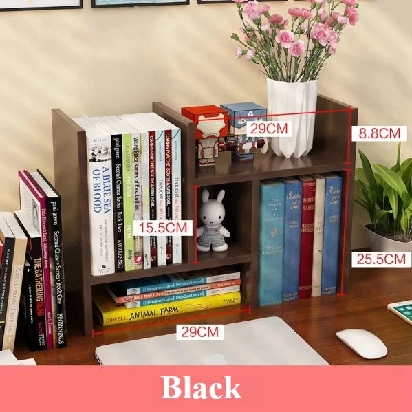 Student Desk Organizer, Flexible Magazine Organizer, Bookshelf, Stationery Storage Stand, Standing Desktop Shelf Kitchen Storage