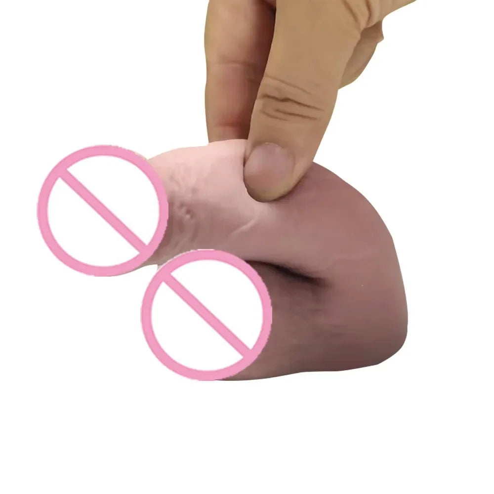 Ftm Packer Ultra Soft Realistic Short Small Dildo Dress Male Genitalia Transgender STP Prosthetics Penis