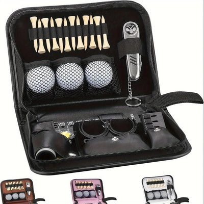 Complete Golf Accessories Set, Including Golf Balls, Golf Tees, Divot Tool, Rangefinder Golf Brush, Golf, for Men and Women