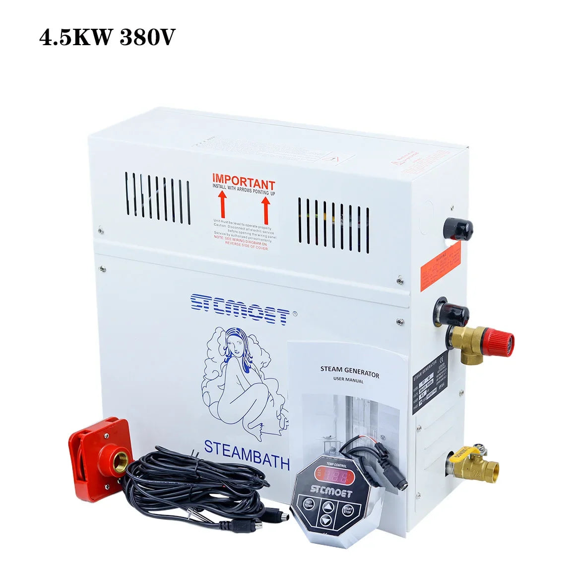 Steam Generator 220V/380V Home Steam Maker Machine Sauna Bath SPA Steam Shower Digital Controller Mist Making Machine