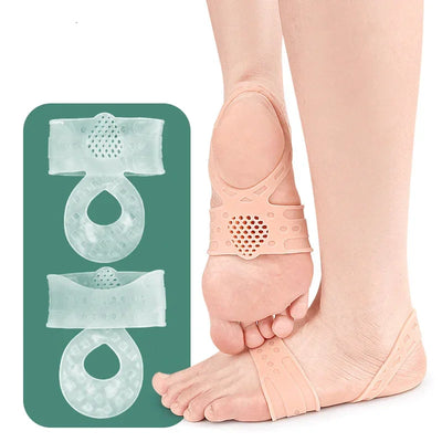 2Pcs=1Pair Foot Arch Support Insoles Flat Feet Orthopedic Pad Flat Insole Flat Foot Corrector Strap Plantar Fasciitis Support