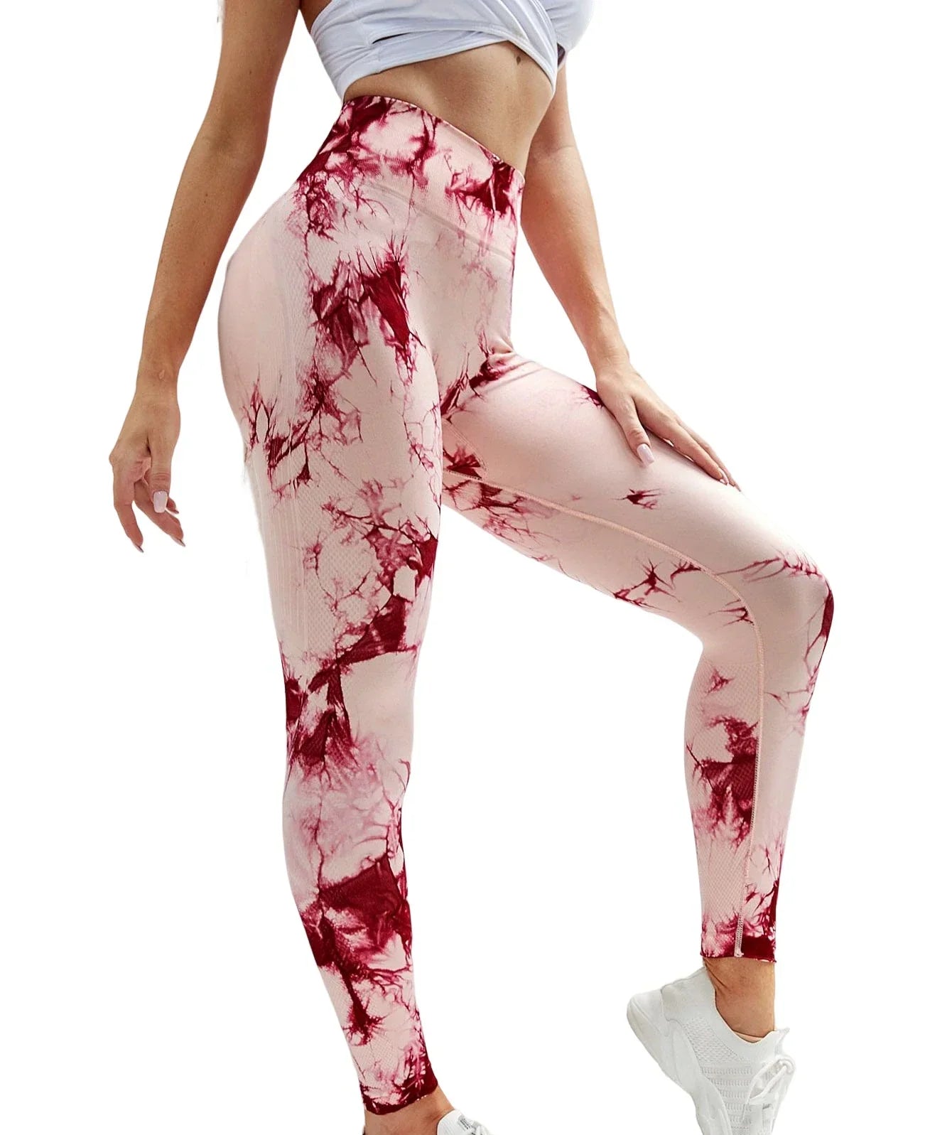 Seamless Tie Dye Leggings Women