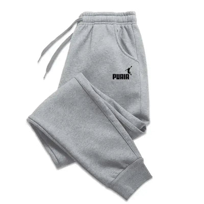 Men's Clothing Trousers Autumn And Winter Men Casual Pants Fashion Soft Sweatpants Jogging Sports Pants 4Colors Brand Logo Print