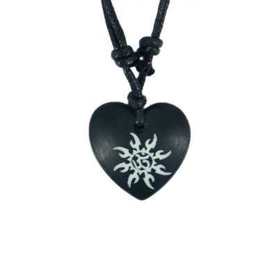 AUM OM Ohm Hindu Buddhist Hinduism Yoga India Bone Resin Carving Pendant Necklace Amulet Lucky Gift Tribal Fashion Jewelry