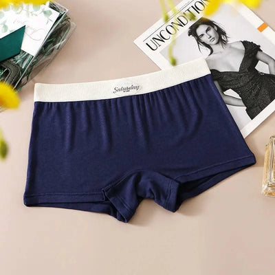 Women Boxers Underwear Mid-rise Ladies Safety Short Pants Female Seamless Underpants Breathable Boyshorts Sexy Panties Lingerie