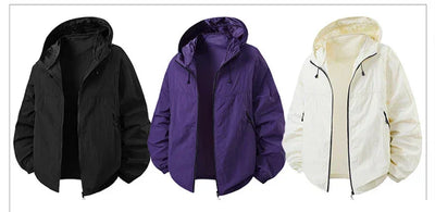 New Summer Camping Hiking Jackets Men Fishing Cycling Hooded Gym Sports Running Coats Outdoor Sun-Protective Thin Jackets Women