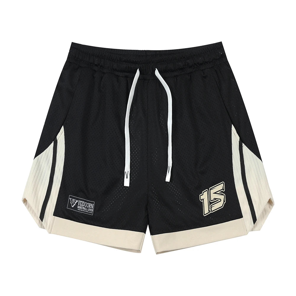 2024 American Shorts for Men Streetwear Breathable Mesh Quick Dry Gym Shorts Fitness Joggers Casual Short Pants Scanties Male