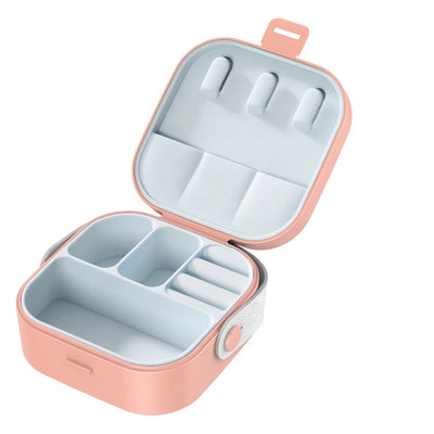 Mini Jewelry Travel Case Portable Traveling Jewelry Storage Organizer Box Women Rings Earrings Necklace Organizer Boxes JT