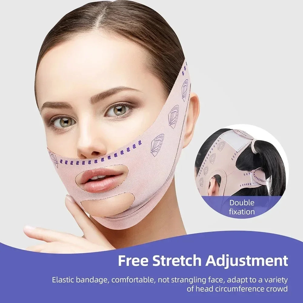 Face Slimming Bandage Women Face Lifting Belt V Line Shaper Chin Cheek Lift Up Anti Wrinkle Strap Facial Beauty Skin Care Tools