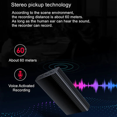 500 Hours Recorder Voice Recorder Noise Cancelling Audio Recorder with Magnetic Attachment Suitable for Lectures, Meetings