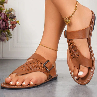 Women's Sandals Flat Sandals Summer Shoes For Woman Flip Flops Beach Slippes Sandalias Mujer Elegant Summer Footwear Female