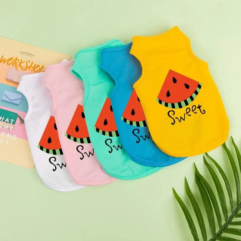 Pet Vest Summer Pet Clothes Dog Apparel Puppy Outfit Breathable Elastic Ultra Light Summer Manufacturer