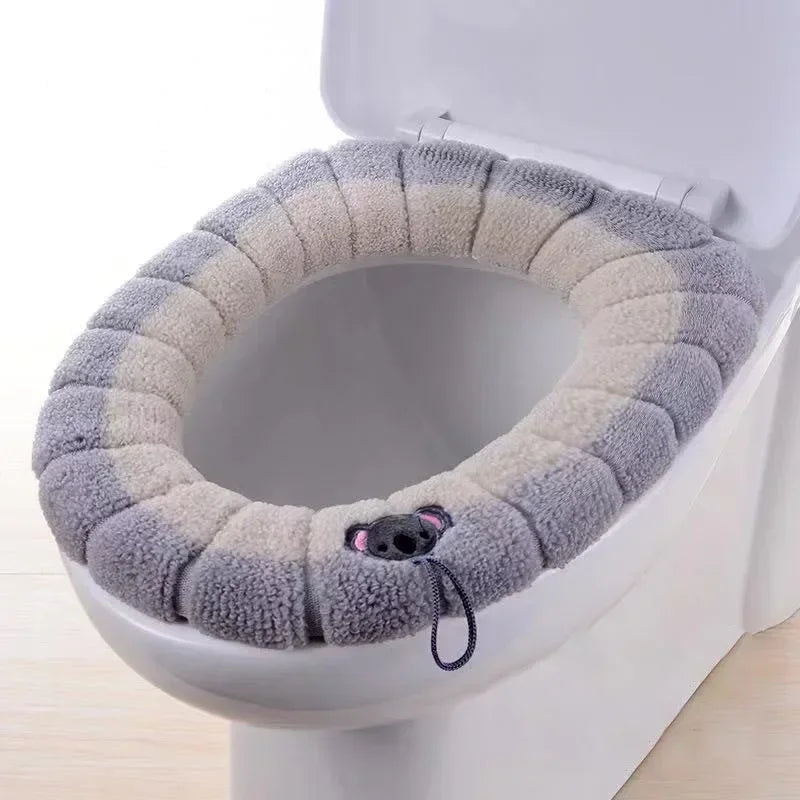 Winter toilet seat cushions bathroom toilet seat cushions handle thicker soft washers with toilet seat insulation accessories