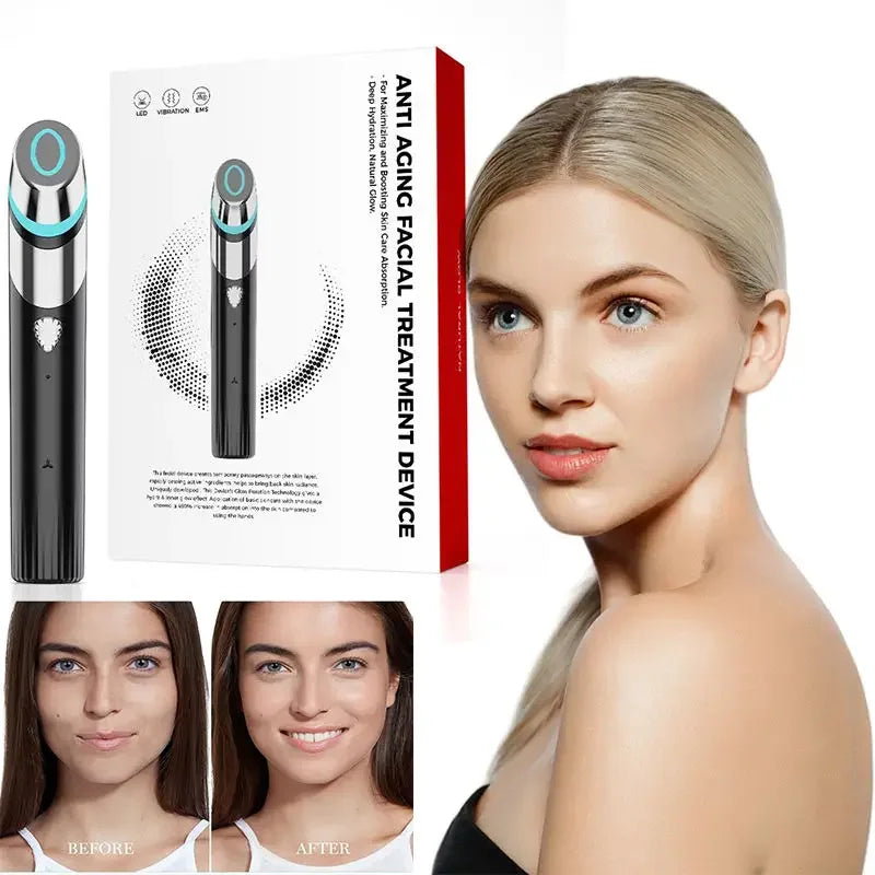 Facial Microcurrent Age-R Booster H Skin Care Beauty Device Facial Skin Care Tools Anti Aging Lift Face Care Therapy