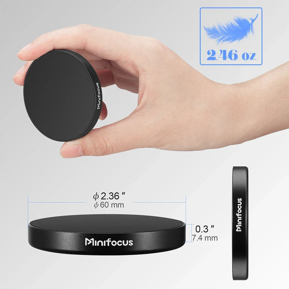 Magnetic Phone Holder for Magsafe to 1/4 3/8'' Screw Arri Hole Tripod Mount Adapter for iPhone 14 13 12 Serie with Magnetic Ring