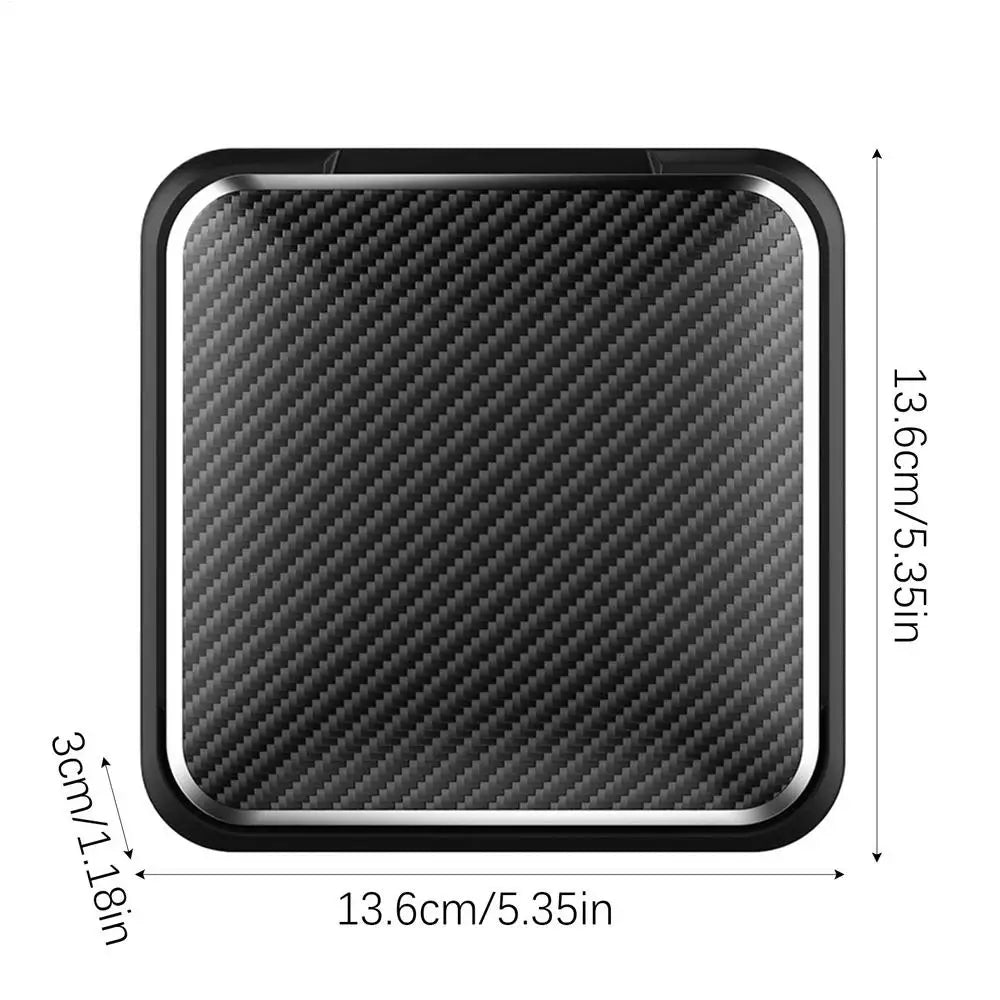 Car Dashboard Phone Mount Anti-Slip Suction Pad Adjustable Smartphone Support Carbon Fiber Dashboard Phone Holder Mount for Car