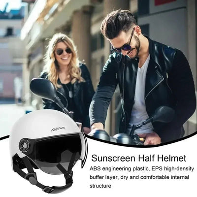 Motorcycle Helmet Bicycle Helmets for Men Women Adult Motorbike Scooter Helmet Ultralight Retro Scooter Hat Helmets Accessories