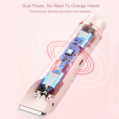 Electric Razor Woman Shaver Painless Women Mustache Epilator Leg Bikini Body Hair Trimmer For Women Facial Epilator Hair Remover
