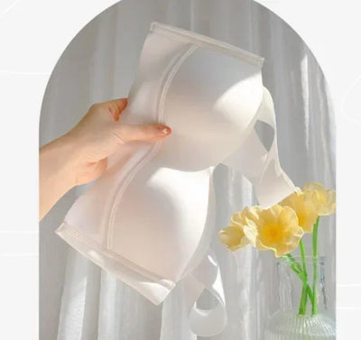 Women Large Size Lace Silk Wireless Bra