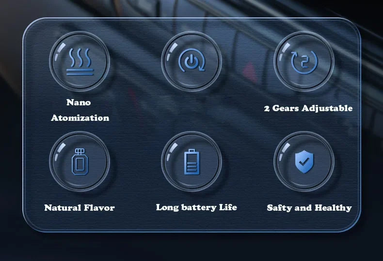 Electric Car Air Diffuser Essential Oil Aroma Car Air Vent Humidifier Aromatherapy Auto Air Freshener Perfume Fragrance