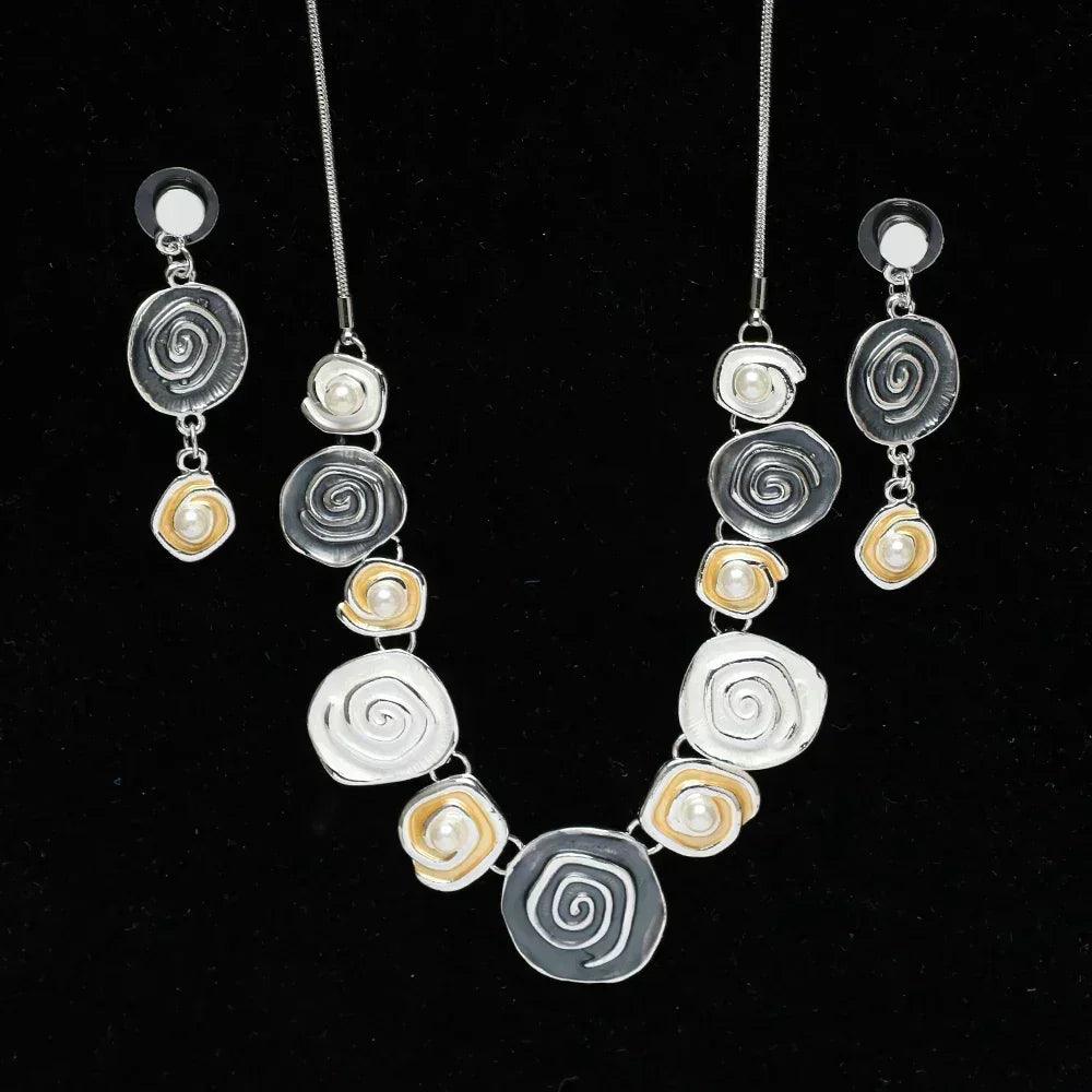 Luxury cring coco necklaces set high quality women’s neck chain choker new in jewelry pendant necklace birthday gift