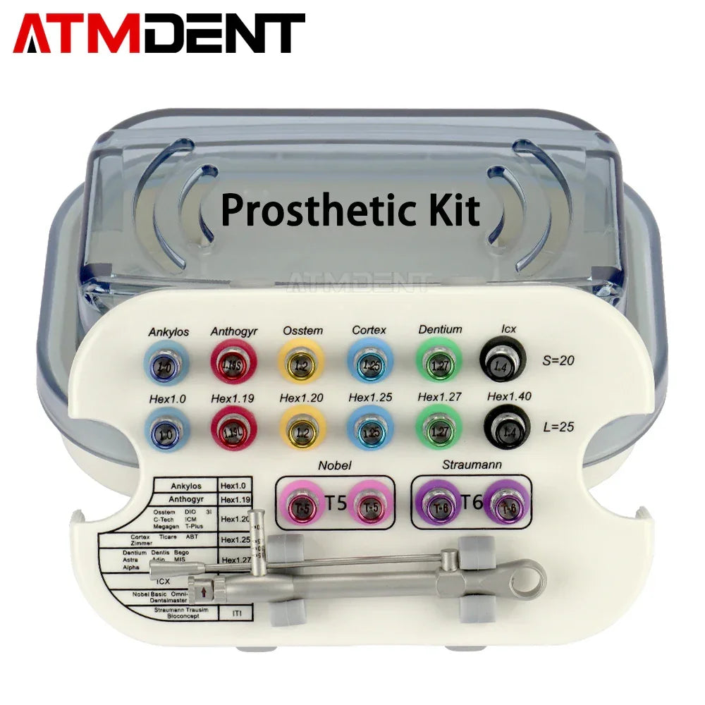 Dental Implant Torque Wrench Screwdriver Prosthetic Kit Ratchet Drivers Dentistry Implant Repair Tools