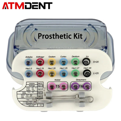 Dental Implant Torque Wrench Screwdriver Prosthetic Kit Ratchet Drivers Dentistry Implant Repair Tools