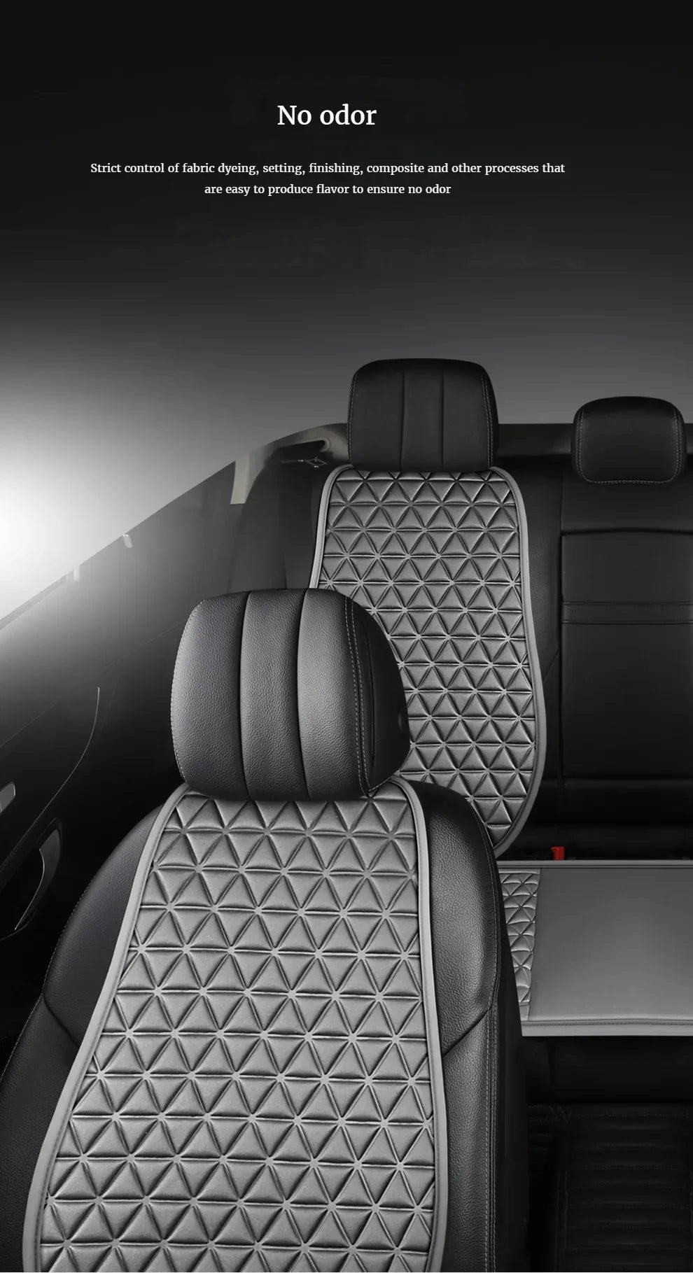 3D Suspended  Car Seat Cushion,  Seat Cover With Embossed Pattern  Four Seasons General Fit for Most Cars