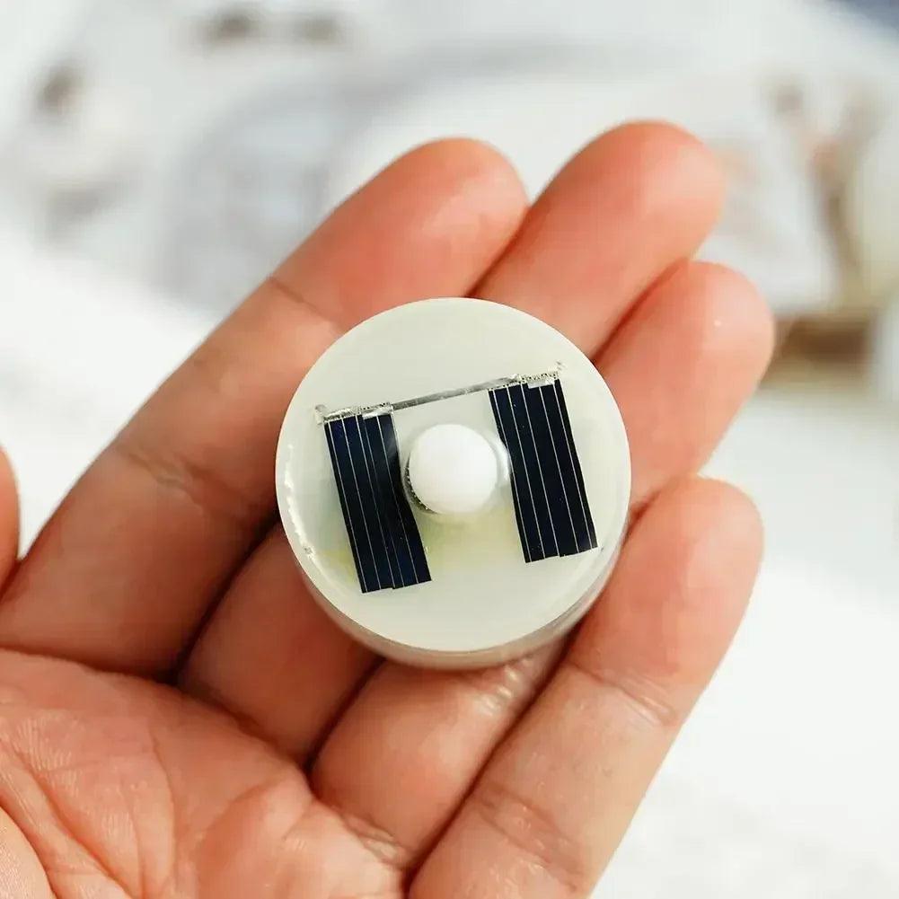 Solar candle tea lamp smokeless simulation led electronic outdoor christmas halloween wax