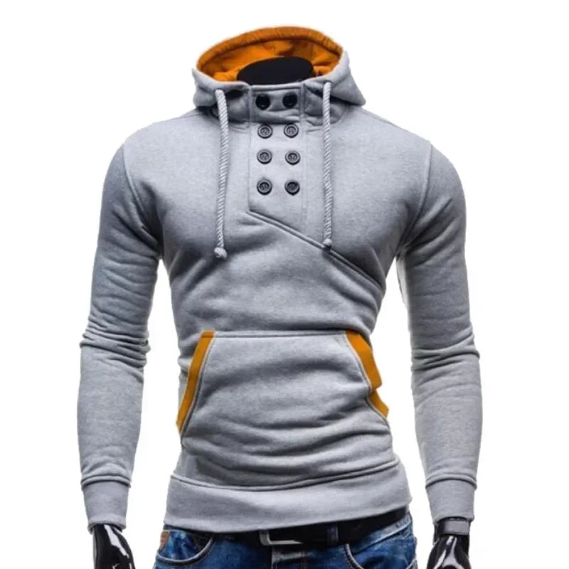 Men's Hoodie Sweatshirts for Men Pullover Spring Autumn Slim Fit Tops Sweatshirt Mens Casual Blouses Hoodie