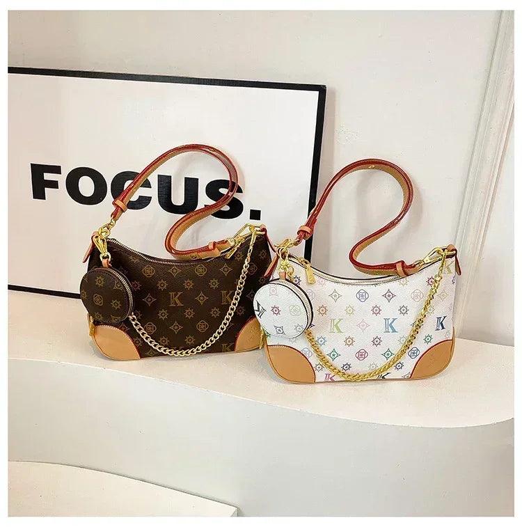 Famous designer elegant handbags leather for women ladies crossbody shoulder bag classic popular and lightweight