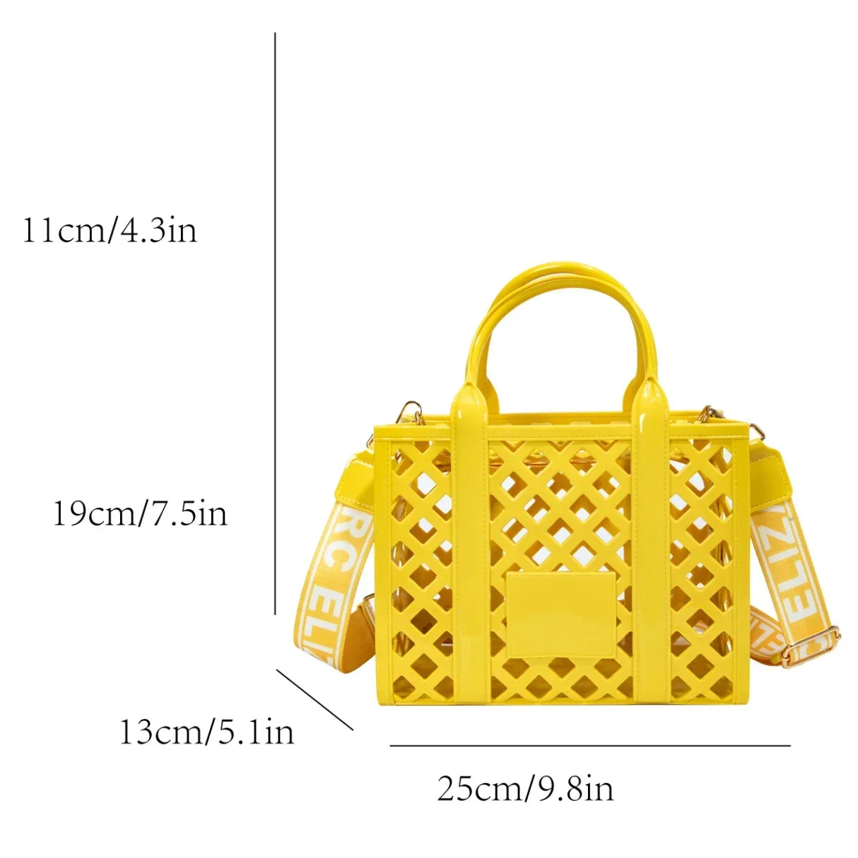 Designer Tote Bag For Women Brand Hollow Out Shoulder Bag 2025 New Travel Beach Handbag Purple Bag Fashion Shopper Purse