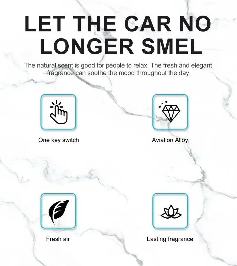 Luxury car fragrance air freshener scent diffuser essential oils diffuse lasting perfume interior accessories