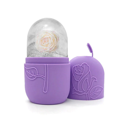 Reusable Ice Roller For Face And Eye Facial Beauty Ice Roller Skin Care Tools Ice Facial Cube Silicone Ice Mold Beauty Cooling