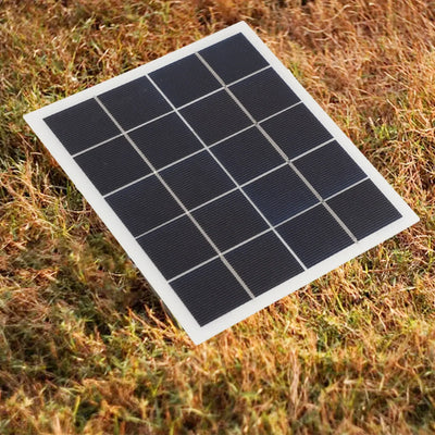 Outdoor Use 0-800MA Portable Solar Panel 7W Solar Panel Fine Workmanship Versatile Application For Home Lighting