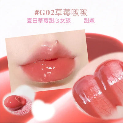 Gogotales Mirror Lip Gloss Moisturizer Shiny and Vegan Korean Vegan Liquid Lipstick Lip Jelly Plumper Gloss PROFESSIONAL MAKEUP