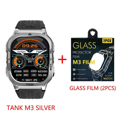 2024 Original TICWRIS TANK M3 Smartwatches For Men Smart Watch Women 480mAh AMOLED AOD Waterproof Fitness Electronic Watches