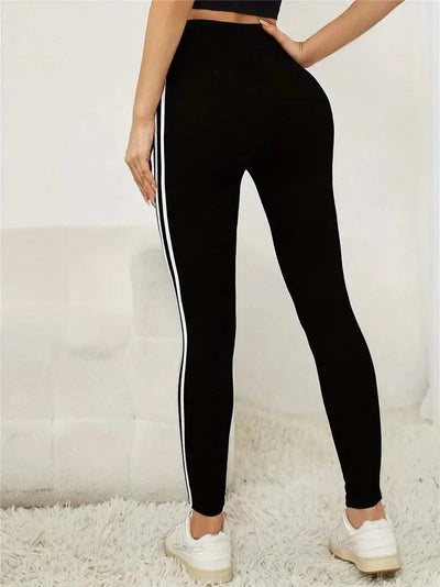 Women Side Stripe Sports Fitness Yoga Leg gings Activewear
