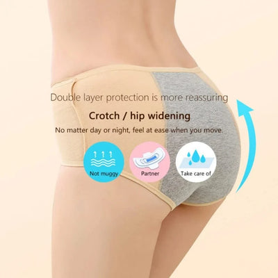 Cotton Female Physiological Pants Leak Proof Menstrual Women Underwear Period Panties Health Seamless Briefs Warm Stretch Panti