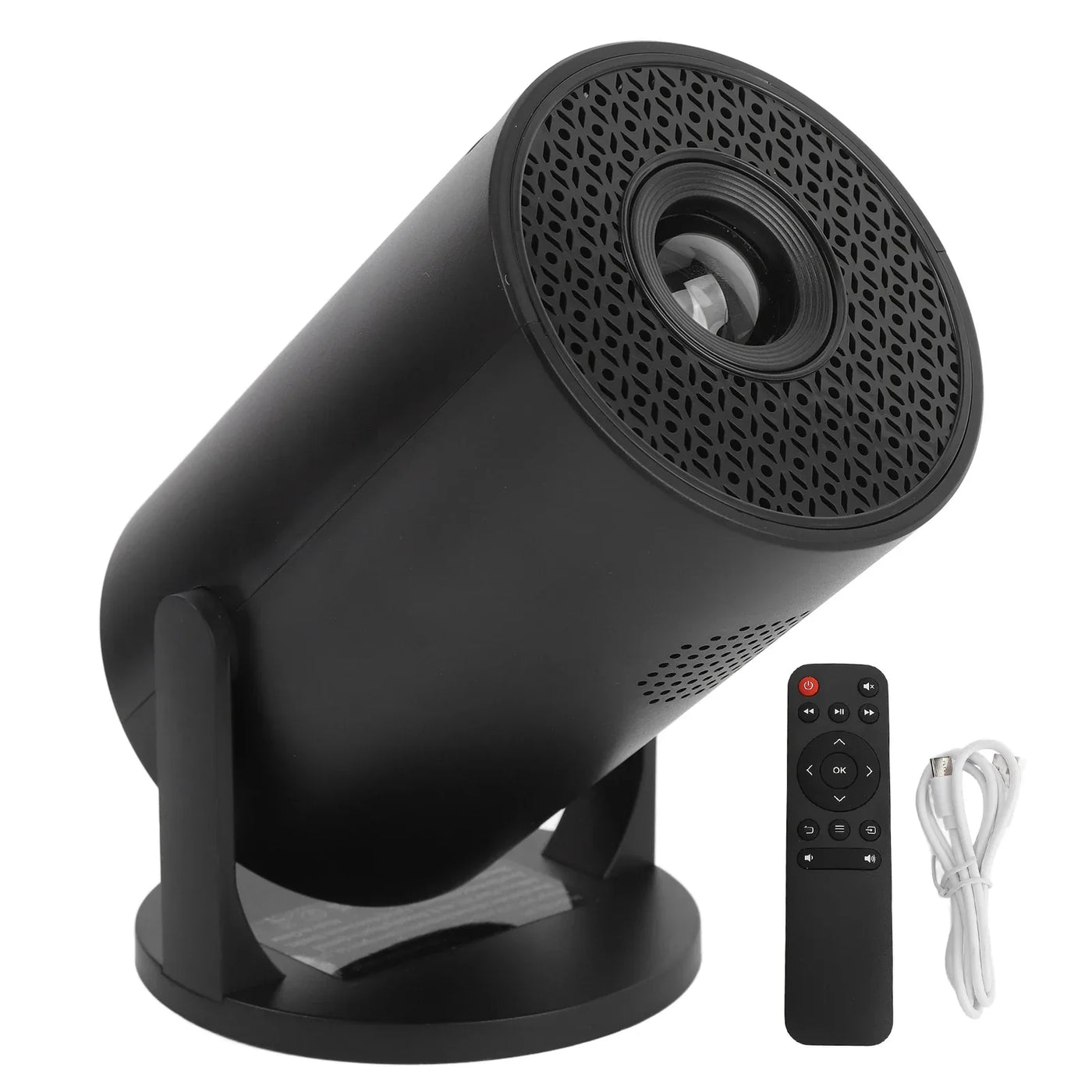 Portable Projector Wireless Fidelity 1080P 270 Degree Adjustable USB TV Sticks Video Movie Projector for Android Laptop PC Phone