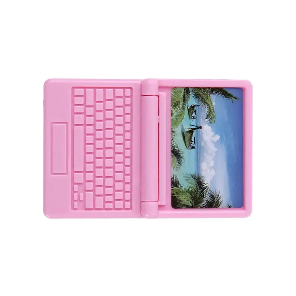 Decor DIY Accessories Doll House Decoration Crafts Dollhouse Miniature Dollhouse Furniture Simulation Laptop Dollhouse Computer