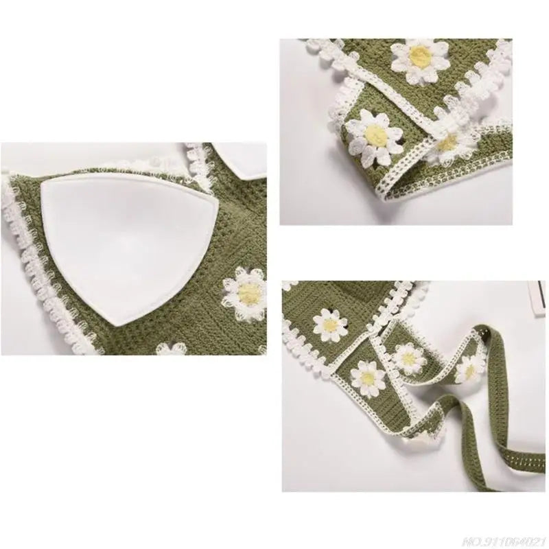 Sexy Top Women Crochet Boho Beach Camisoles