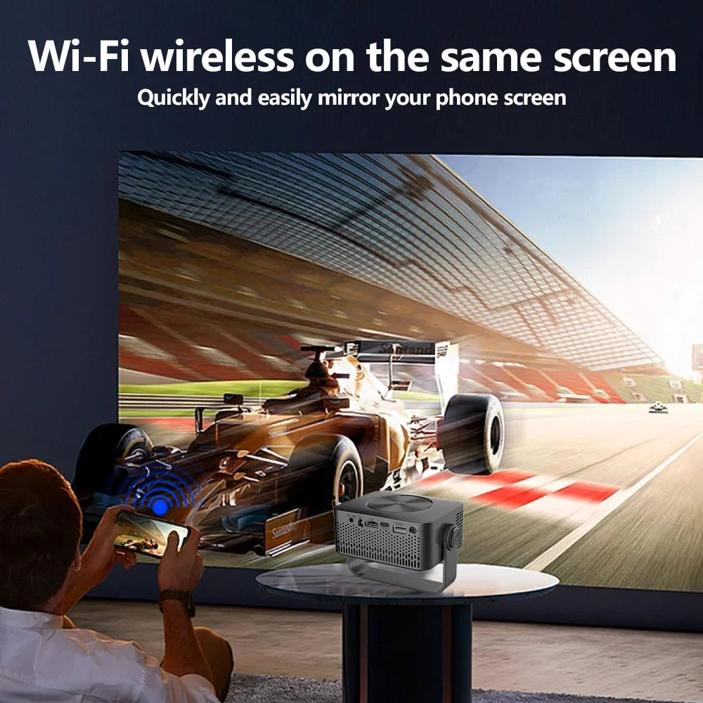 M60 Portable Projector Home 1080P HD Thin and Light Projector Mobile Phone Projection WIFI