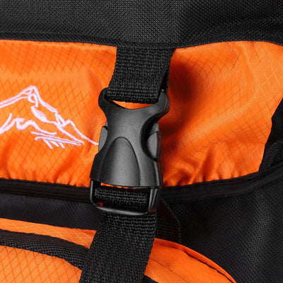 80L Climbing Backpack Large Capacity Trekking Backpack Adjustable Strap Mountain Climbing Rucksack Travel Accessories
