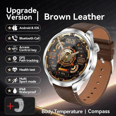 2025 New For HUAWEI High-end Sports Smart Bracelet Men GPS NFC 1.85 AMOLED Screen Compass Waterproof Bluetooth Call Smartwatches
