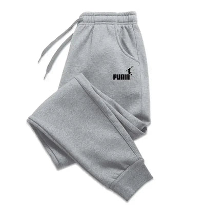 Men's Clothing Trousers Autumn And Winter Men Casual Pants Fashion Soft Sweatpants Jogging Sports Pants 4Colors Brand Logo Print